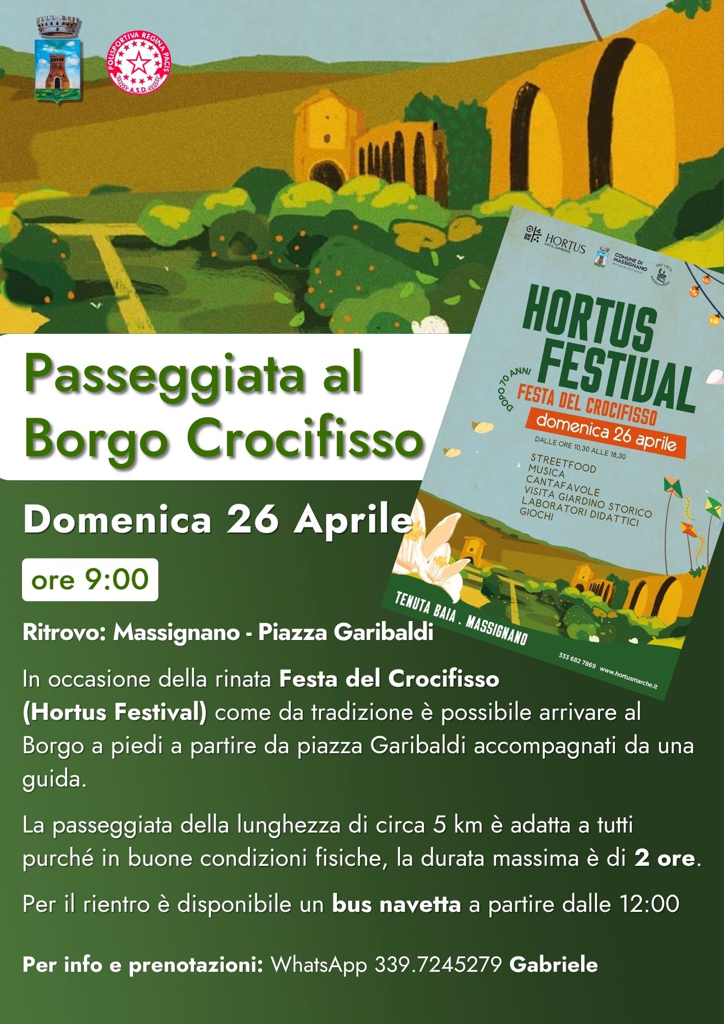 Passeggiata al Borgo Crocifisso