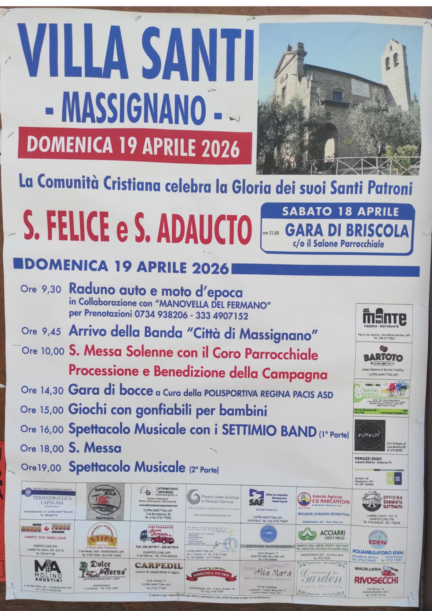 Festa Santi Felice e Adaucto